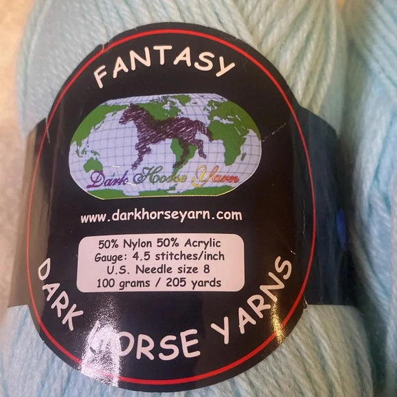 Fantasy Dark Horse Yarn x2 - Picture 2 of 4